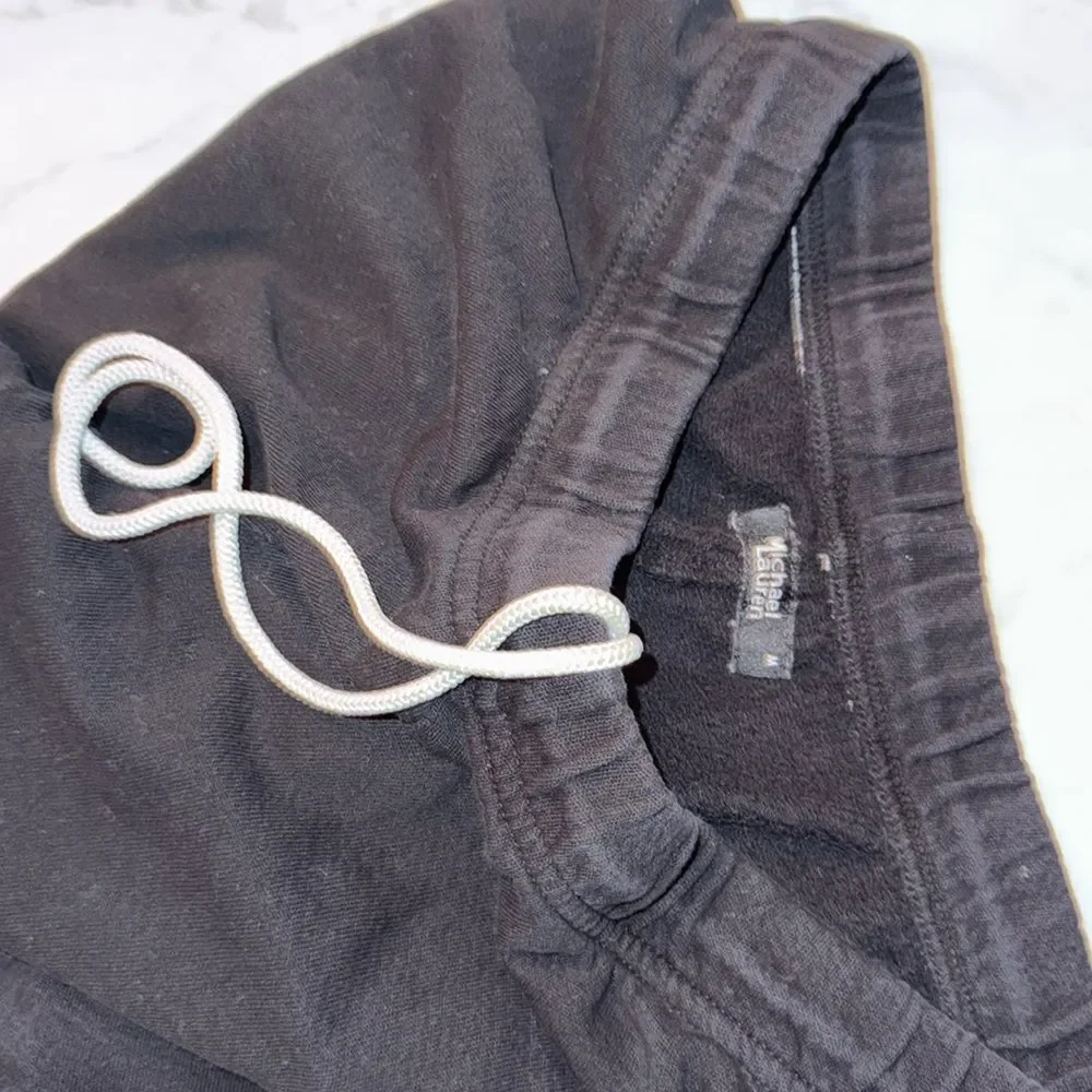 Michael Lauren Black Jogger Pants Medium - Picture 2 of 3